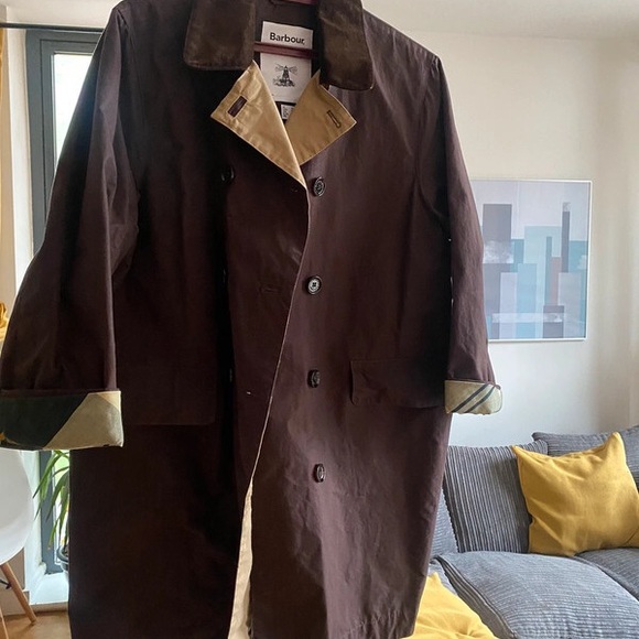 Barbour coat, brown, size UK 10 - Picture 5 of 5
